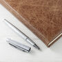 Personalised Natural Tan Leather Notebook, thumbnail 3 of 12