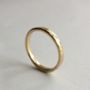 9ct Yellow Solid Eco Gold 'Engagement Promise' Ring, thumbnail 1 of 3
