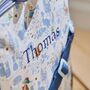 Personalised Blue Peter Rabbit Lunch Bag, thumbnail 2 of 5