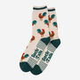 Rooster Farm Animals Bamboo Socks Men's Cream, thumbnail 3 of 3