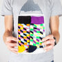 Men's Colourful Pattern Cotton Blend Socks, thumbnail 3 of 4