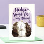 Funny Hedgehog Mother's Day Card, thumbnail 1 of 6