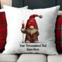 Personalised Christmas Gonk Gnome Gift Cushion, thumbnail 7 of 9