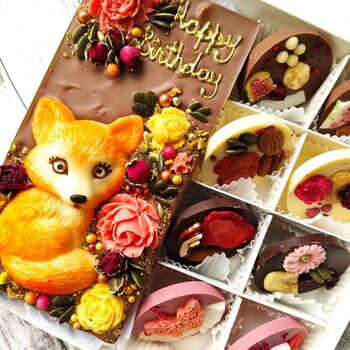 'Flaming Fox' Amazing Edible Chocolate Present, 6 of 10