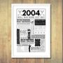 2004 Personalised 21st Birthday Golf Fact Print, thumbnail 2 of 8