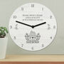Personalised Home Wooden Clock, thumbnail 1 of 5
