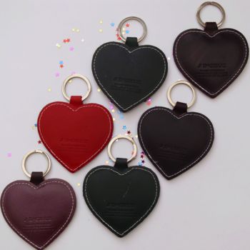 Leather Heart Keyring, 7 of 7