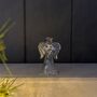 Glass Fluted Dress Angel In Prayer Christmas Decoration, thumbnail 2 of 2