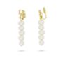Long Pearl Drop Clip On Earrings, thumbnail 2 of 2