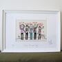 Personalised Family Picture Portrait Embroidery, thumbnail 6 of 12