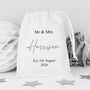 Personalised Mr And Mrs Wedding Favour Bag, thumbnail 2 of 2