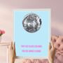 Framed Glitter Ball Dance Floors Print, thumbnail 3 of 3