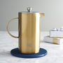 Personalised Initials Gold Double Walled Cafetiere, thumbnail 1 of 2