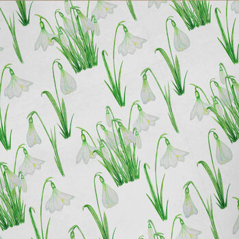 Snowdrops Wrapping Paper Roll Or Folded V2, 2 of 2
