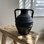 Vintage Romanian Folk Amphora Vase, thumbnail 1 of 6