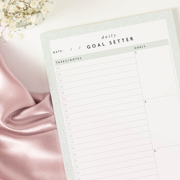 A5 Daily Goal Setter Notepad, 3 of 3