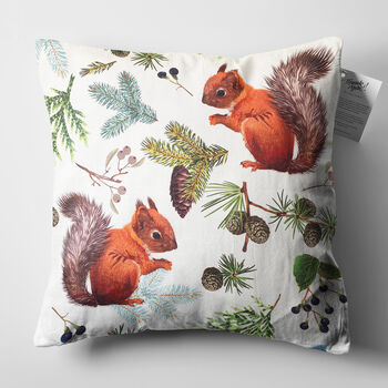 Cute Squirrels Double Sided Soft Cushion Cover, 5 of 7
