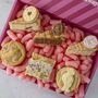 The Happy Birthday Deluxe Cookie And Cookie Pie Gift Box, thumbnail 2 of 12