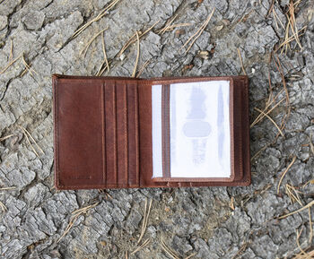 Personalised Notecase Leather Wallet Rfid Safe, 4 of 12