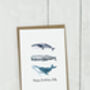 Personalised Whale Birthday Card, thumbnail 2 of 5