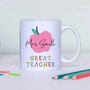 Personalised Thank You Teacher Mug, thumbnail 2 of 2