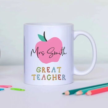 Personalised Thank You Teacher Mug, 2 of 2