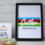 Personalised World Champion Cycling Jersey Print, thumbnail 2 of 5