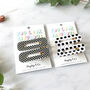 Black And White Hair Clips, thumbnail 3 of 5