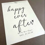 Personalised Happy Ever After Couple Print, thumbnail 3 of 3