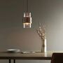 Dhara Copper And Glass Pendant Ceiling Light, thumbnail 4 of 7