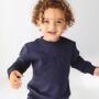 Kids ‘Happy’ Embroidered Navy Zip Tracksuit, thumbnail 1 of 4