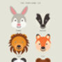 Personalised Animal Family Print, thumbnail 3 of 5