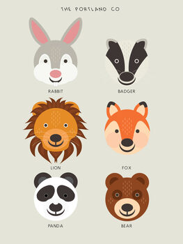 Personalised Animal Family Print, 3 of 5