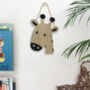 Children's Wooden Animal Face Hanging Plaques, thumbnail 8 of 9