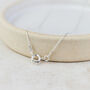Sterling Silver Star Bead Necklace, thumbnail 6 of 6