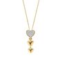 Luxury 9ct Gold Heart Pendant Necklace With Diamonds, thumbnail 2 of 5