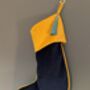 Personalised Luxury Velvet Christmas Stocking Pink Yellow Blue Green Red, thumbnail 9 of 9