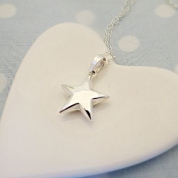 Sterling Silver Star Necklace, 3 of 5