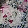 Inca Lily Floral Block Printed Indian Tablecloth, thumbnail 9 of 10