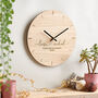 Personalised Couples Clock, thumbnail 1 of 4