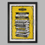 Auld Reekie Edinburgh Landmarks Poster Print, thumbnail 2 of 6
