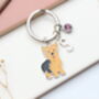 Personalised Yorkshire Terrier Keyring, thumbnail 2 of 9