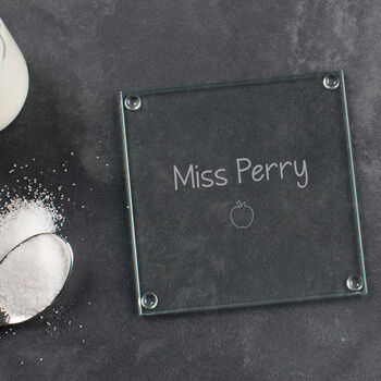 Personalised Coffee Coaster End Of Year Gift For Teacher, 3 of 10