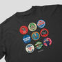 Golf Beer Mats Oversized T Shirt, thumbnail 4 of 10