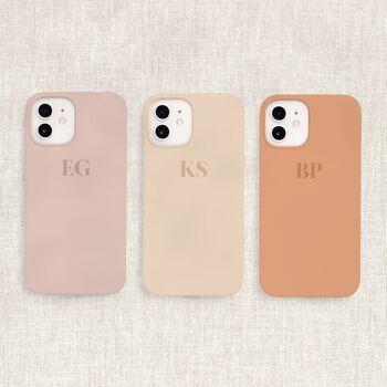 Personalised Small Initials Phone Case, 2 of 9