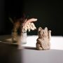 Mini Ochre Waving Lucky Cat, thumbnail 3 of 4