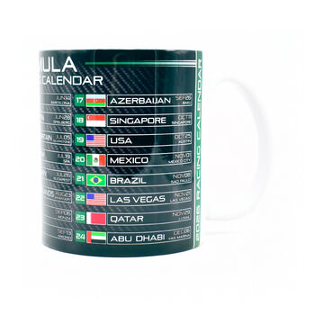 Formula One 2026 Racing Calendar Mug, 9 of 10