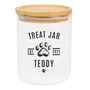 Personalised Pet Treats Jar With Bamboo Lid, thumbnail 3 of 5