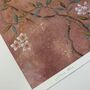 Antique Style Chinoiserie Bird And Blossom Print, thumbnail 5 of 6