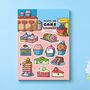 Cake Sticker Sheet | Cute Stickers, thumbnail 1 of 5